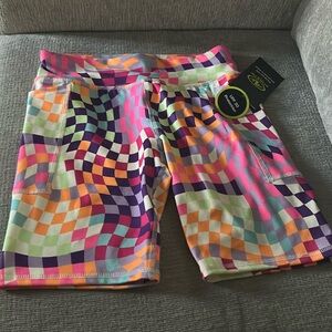 Girls Short Color Pink Size L(10-12)